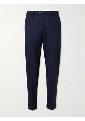 Club Monaco - Sutton Straight-Leg Wool-Blend Trousers - Men - Blue - UK/US 28