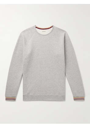 Paul Smith - Striped Cotton-Jersey Sweatshirt - Men - Gray - S