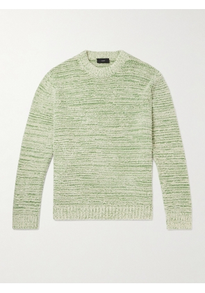 Alanui - Cotton-Blend Bouclé Sweater - Men - Green - XS