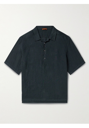 Barena - Mola Linen Shirt - Men - Blue - IT 46