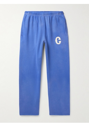 Cherry Los Angeles - Straight-Leg Logo-Appliquéd Cotton-Jersey Sweatpants - Men - Blue - S