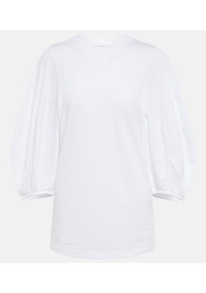 Chloé Balloon-sleeve cotton jersey T-shirt