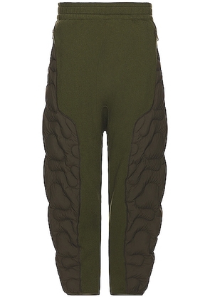 Moncler Genius Moncler x Salehe Bembury Jersey Pant in Black - Dark Green. Size M (also in ).