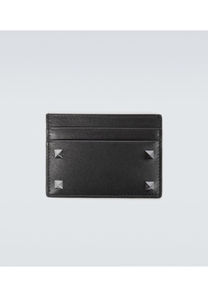 Valentino Garavani Rockstud leather card holder