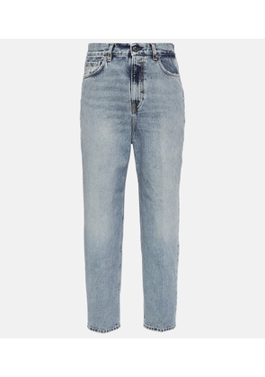 Toteme Mid-rise tapered jeans
