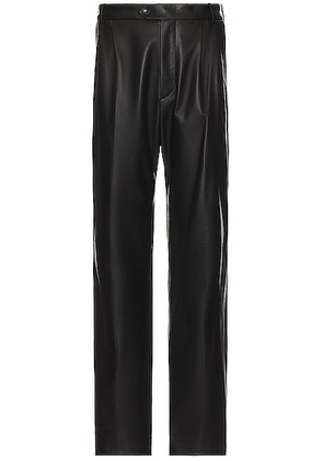 Bally Leather Trousers in Black - Black. Size 48 (also in ).