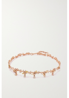 Ananya - 18-karat Rose Gold Diamond Choker - One size