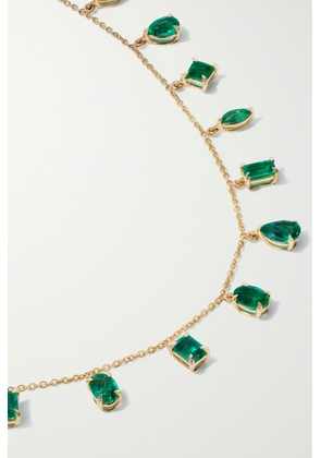 House Of Meraki - Kalie 18-karat Gold Emerald Necklace - Green - One size