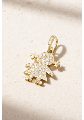 Carolina Bucci - Mini Baby Girl 18-karat Gold Diamond Pendant - One size