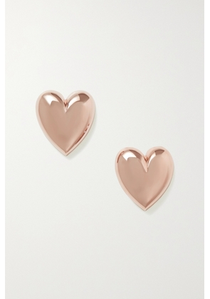 Jennifer Fisher - Puffy Heart Rose Gold-plated Earrings - One size