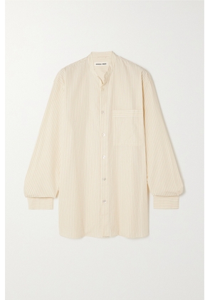 Birkenstock 1774 - + Tekla Pinstriped Organic Cotton-voile Shirt - White - xx small,x small,small,medium,large,x large