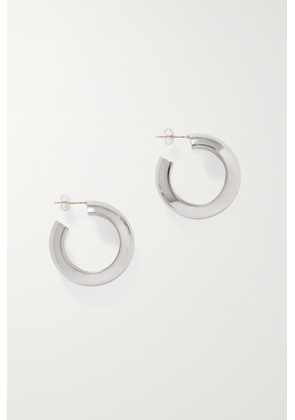 Laura Lombardi - + Net Sustain Cusp Platinum-plated Recycled Hoop Earrings - Silver - One size
