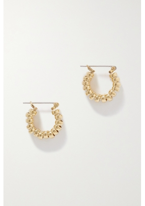Laura Lombardi - + Net Sustain Mini Camilla Gold-plated Recycled Hoop Earrings - One size