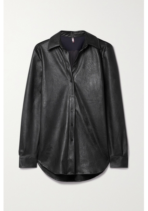 Commando - Faux Leather Shirt - Black - x small,small,medium,large,x large