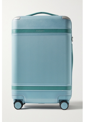 Paravel - + Net Sustain Aviator Carry-on Plus Vegan Leather-trimmed Recycled Hardshell Suitcase - Blue - One size