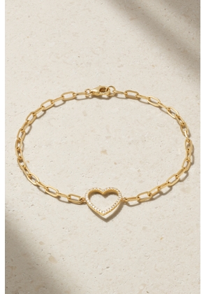 Roxanne First - Big Love 14-karat Gold Diamond Bracelet - One size