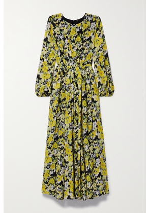 Adam Lippes - Pleated Floral-print Silk Crepe De Chine Maxi Dress - Multi - US0,US2,US4,US6,US8,US10,US12,US14