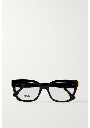 Fendi - Fendi First Square-frame Acetate Optical Glasses - Black - One size