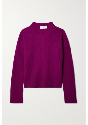 La Ligne - Mini Toujours Ribbed Cashmere Sweater - Purple - x small,small,medium,large,x large
