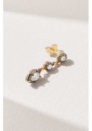 Jacquie Aiche - Sophia 14-karat Gold, Rhodium And Diamond Single Earring - One size