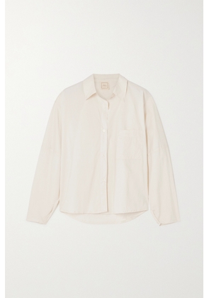 Deiji Studios - Organic Cotton-poplin Shirt - Off-white - x small,small,medium,large,x large