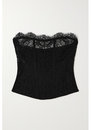 I.D. Sarrieri - + Net Sustain A Night In Marrakech Chantilly Lace Bustier Top - Black - x small,small,medium,large,x large,xx large