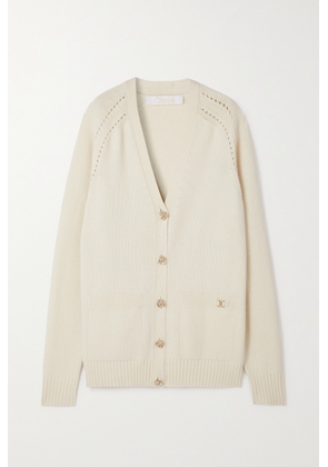 Chloé - + Net Sustain Recycled Cashmere Cardigan - White - x small,small,medium,large,x large