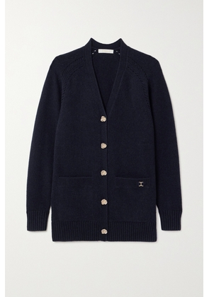 Chloé - + Net Sustain Recycled Cashmere And Wool-blend Cardigan - Blue - x small,small,medium,large,x large