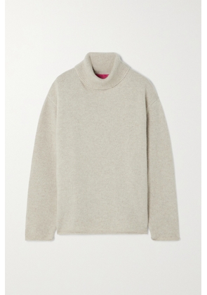 The Elder Statesman - Cashmere Turtleneck Sweater - Neutrals - x small,small,medium,large