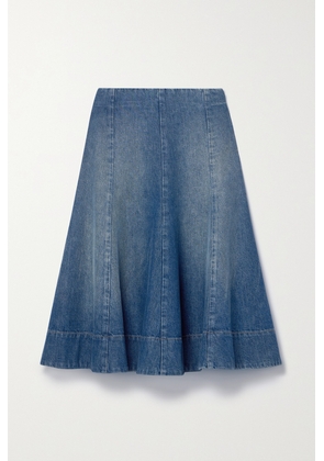 KHAITE - Lennox Denim Midi Skirt - Blue - US0,US2,US4,US6,US8,US10,US12