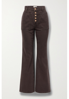 Ulla Johnson - The Lou High-rise Flared Jeans - Brown - 24,25,26,27,28,29,30