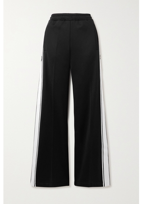 Gucci - Striped Jersey Straight-leg Pants - Black - XS,S,M,L,XL