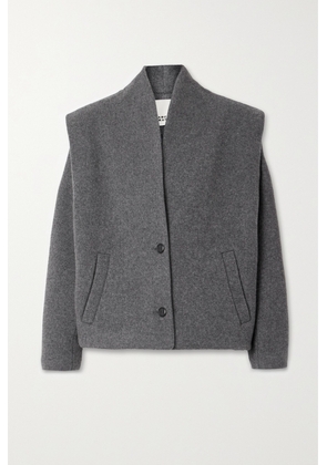 Isabel Marant - Drogo Brushed Wool-blend Jacket - Gray - FR32,FR34,FR36,FR38,FR40,FR42,FR44