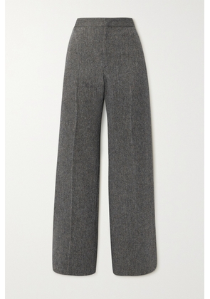 Isabel Marant - Scarly Herringbone Wool-blend Straight-leg Pants - Gray - FR34,FR36,FR38,FR40,FR42,FR44