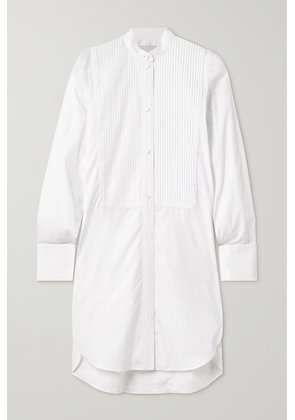 Isabel Marant - Rineta Pintucked Cotton-poplin Shirt Dress - White - FR34,FR36,FR38,FR40,FR42,FR44