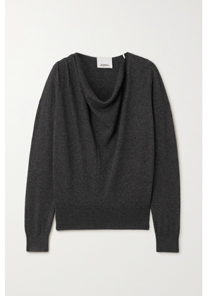 Isabel Marant - Kristen Draped Knitted Sweater - Gray - FR34,FR36,FR38,FR40,FR42,FR44