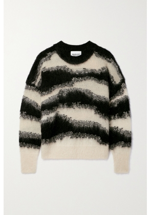 Marant Étoile - Sawyer Brushed Jacquard-knit Sweater - Black - FR34,FR36,FR38,FR40,FR42,FR44