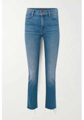 Mother - + Net Sustain The Dazzler Ankle Mid-rise Slim-leg Jeans - Blue - 23,24,25,26,27,28,29,30,31,32