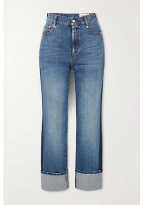 Alexander McQueen - High-rise Straight-leg Jeans - Blue - 24,25,26,27,28,29,30