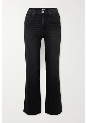 PAIGE - Claudine Cropped High-rise Flared Jeans - Black - 24,25,26,27,28,29,30,31,32