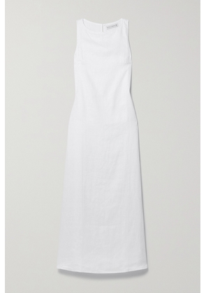 Faithfull The Brand - + Net Sustain Nahna Linen Maxi Dress - White - x small,small,medium,large,x large,xx large