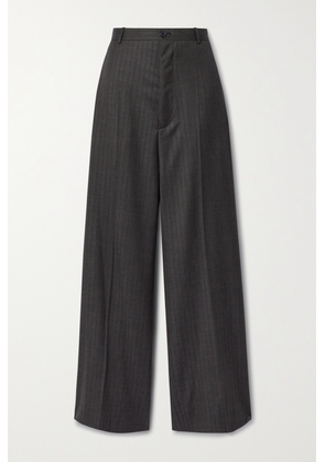 Balenciaga - Striped Wool Pants - Gray - XS,S,M