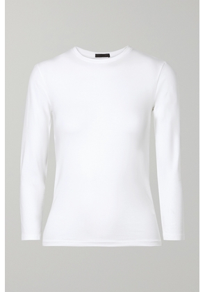 ATM Anthony Thomas Melillo - Stretch-pima Cotton Jersey Top - White - x small,medium