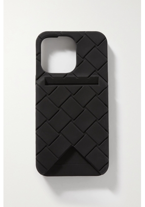 Bottega Veneta - Intrecciato Rubber Iphone 13 Case - Black - One size