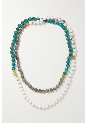 Emily P. Wheeler - + Net Sustain Wrap 18-karat Recycled Gold Multi-stone Necklace - Blue - One size
