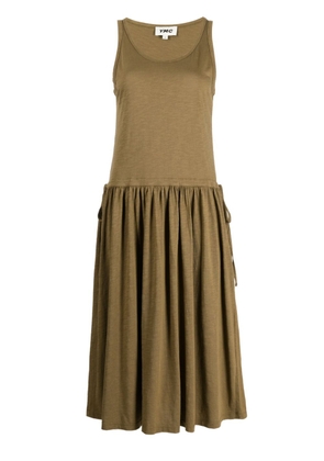 YMC Violette sleeveless cotton dress - Green