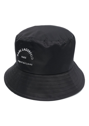 Karl Lagerfeld Rue St-Guillaume bucket hat - Black