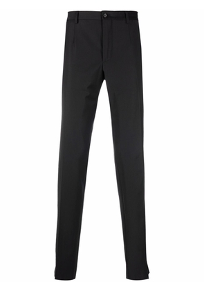 Philipp Plein side-stripe straight-leg trousers - Black