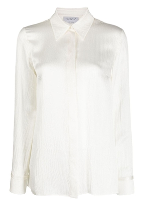 Gabriela Hearst Cruz long-sleeve silk shirt - White