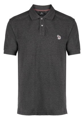PS Paul Smith Zebra-logo cotton polo shirt - Grey